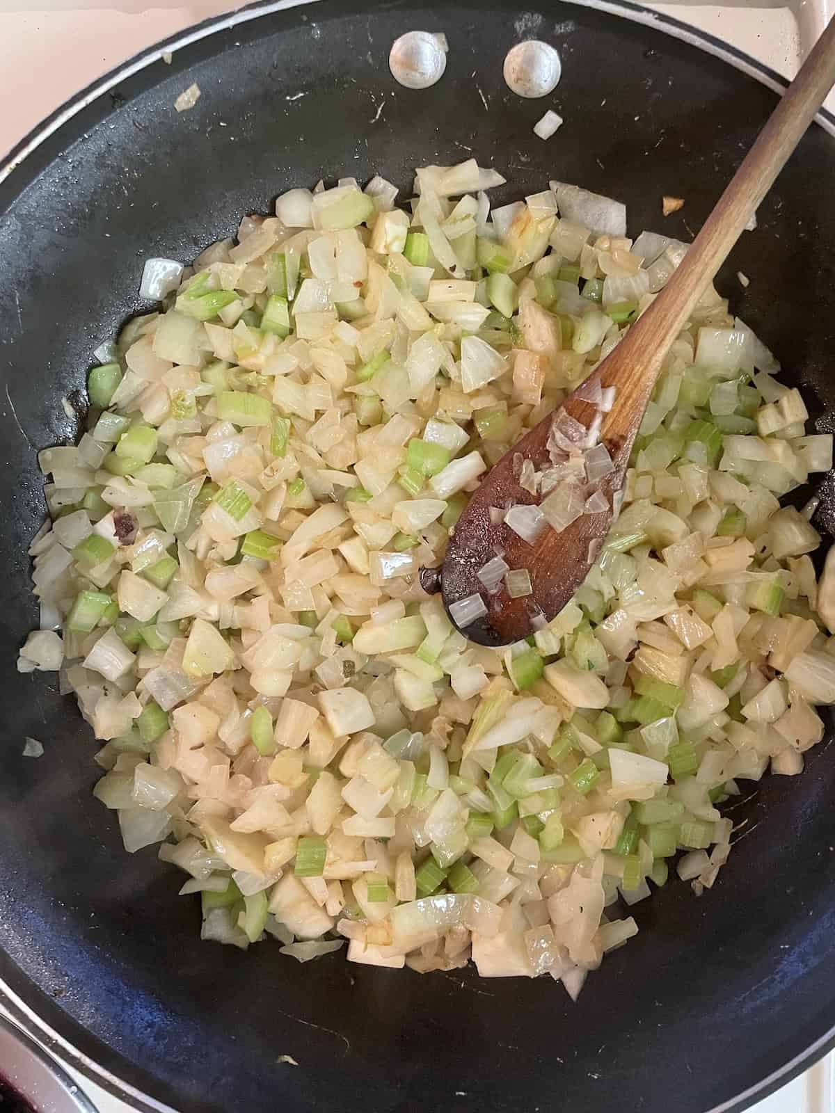 sautéed fennel, celery and onions 