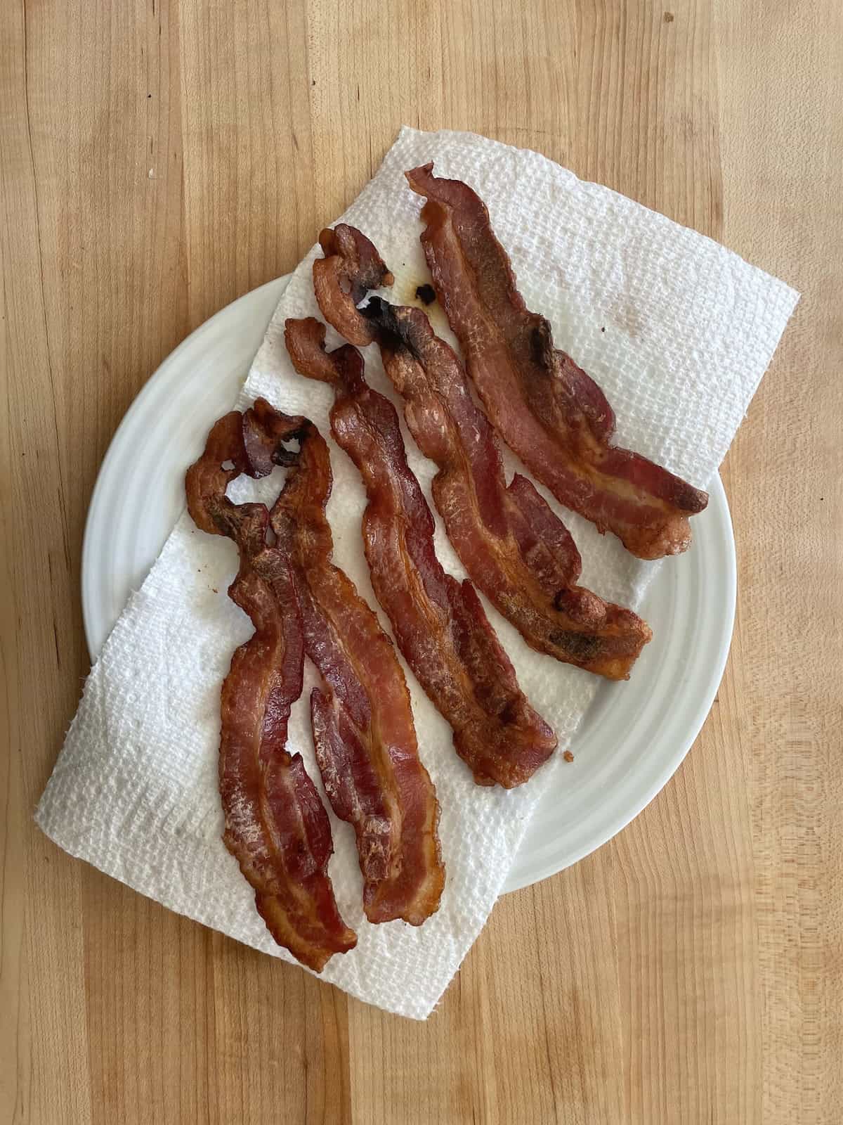 cooked bacon