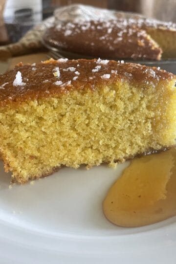Olive Oil Cake with Orange, Cardamom and Honey