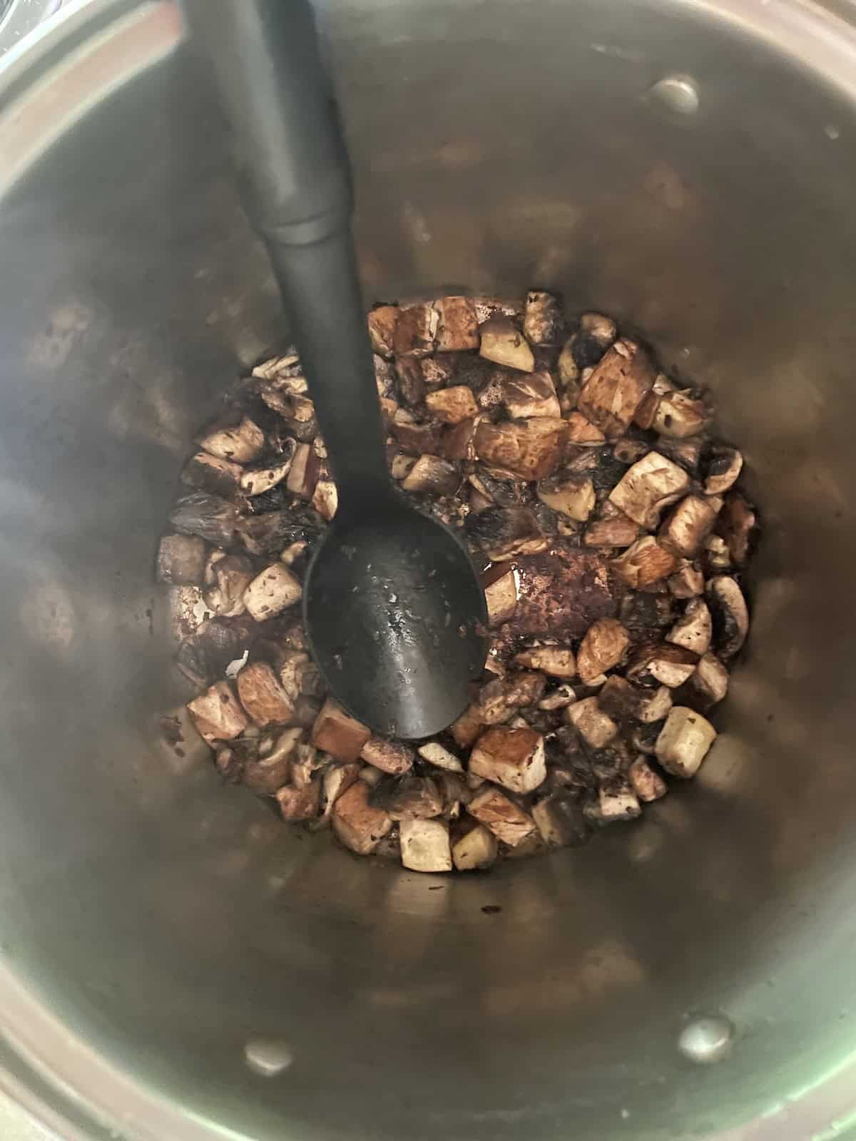 saute mushrooms