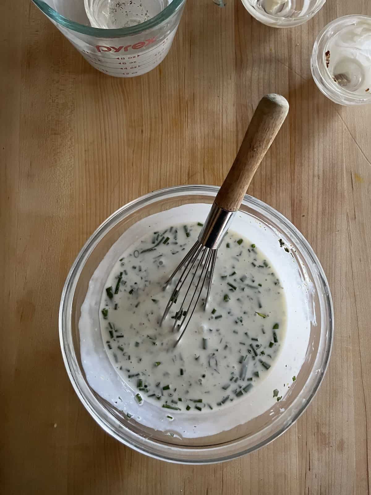 whisk to combine
