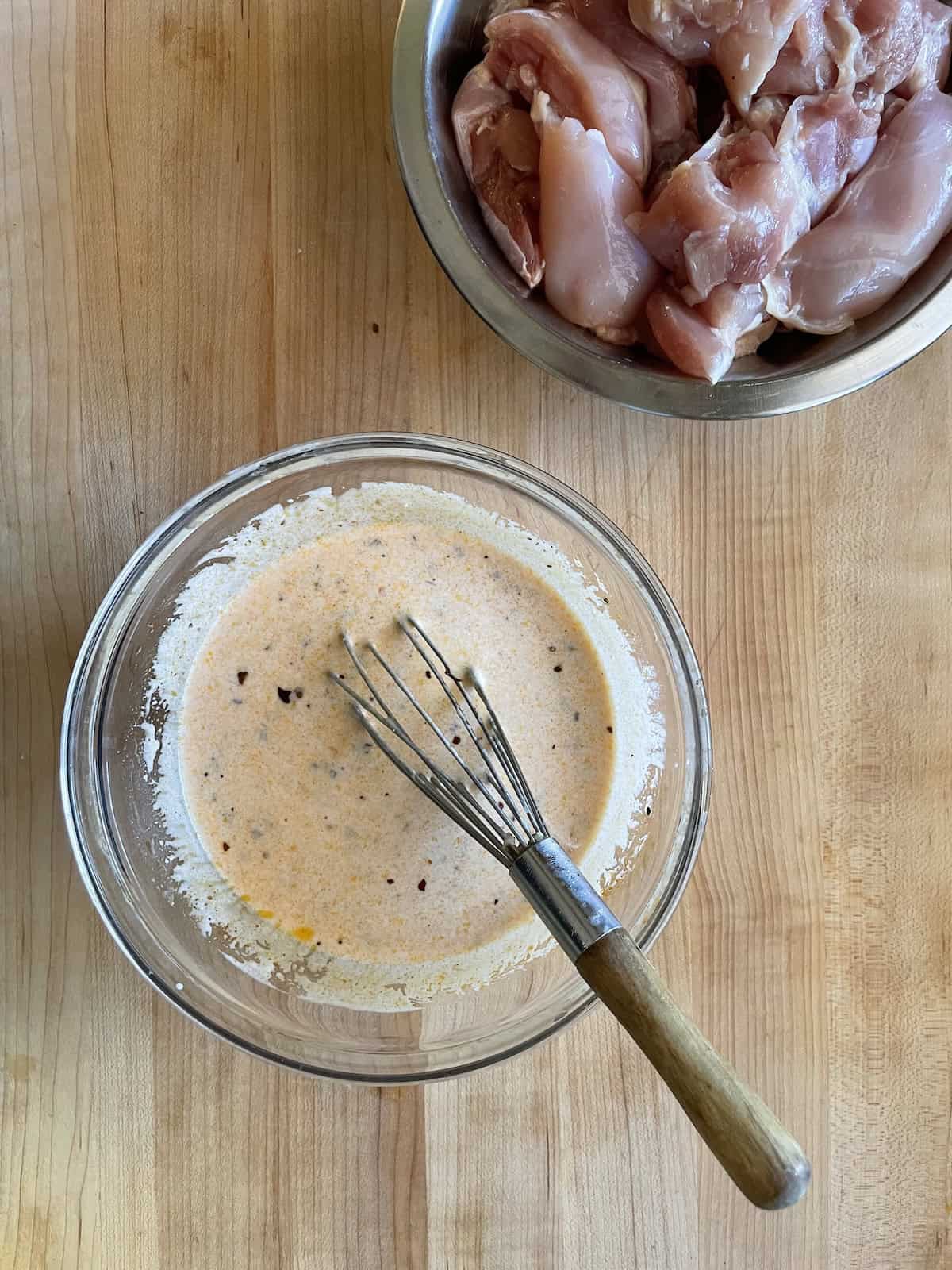 final marinade with chicken things