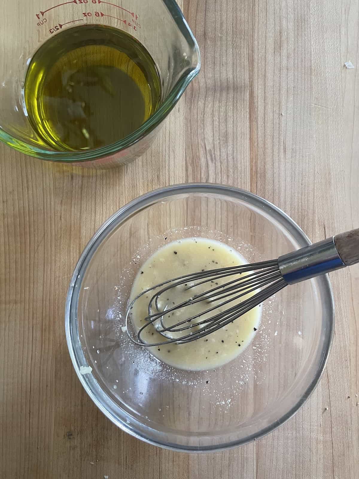 Whisk together the first five ingredients