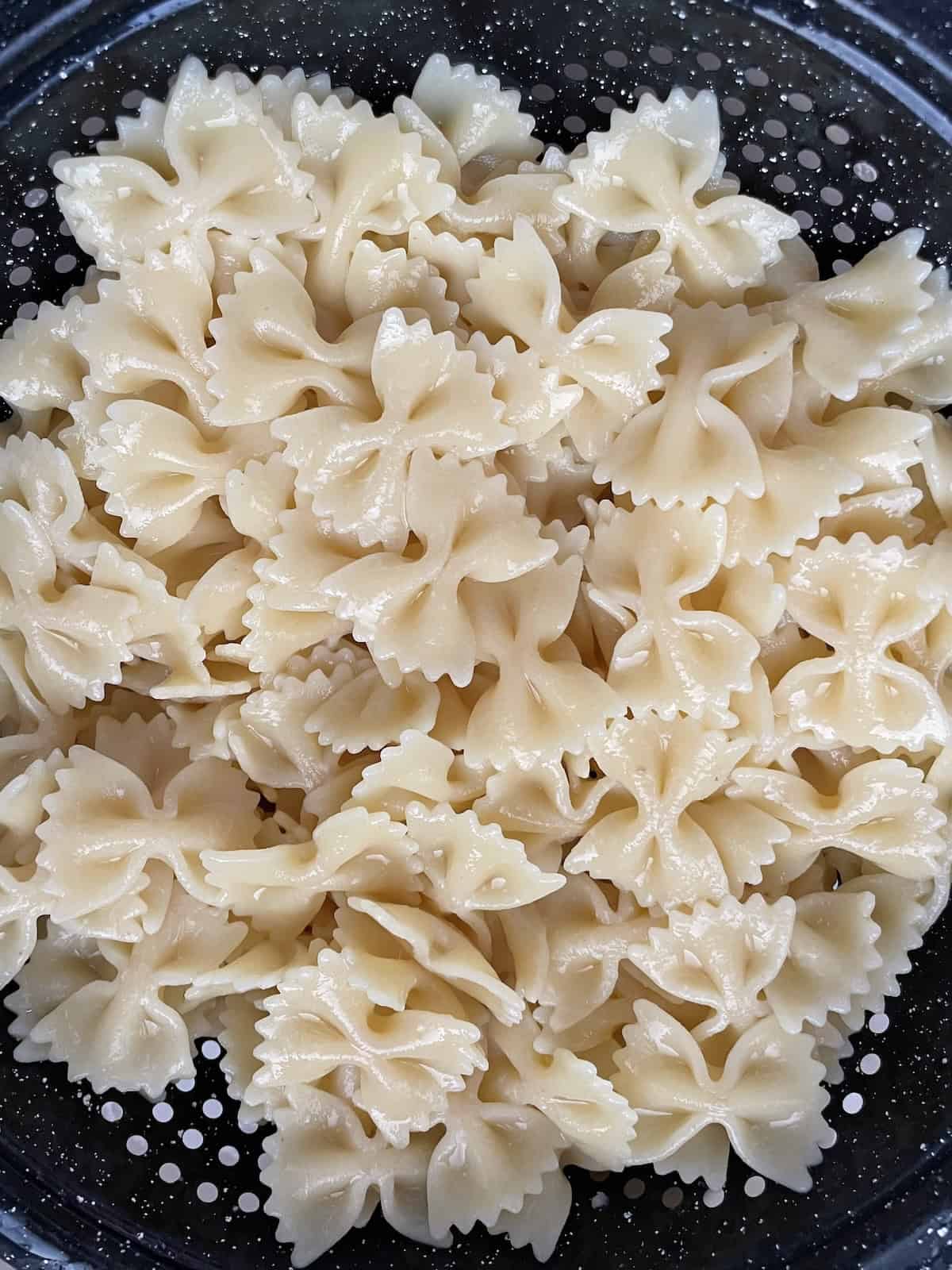 Cooked pasta
