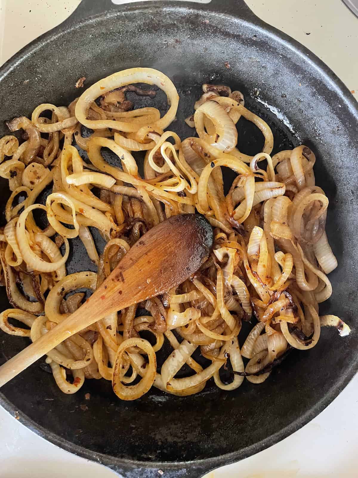 saute onions