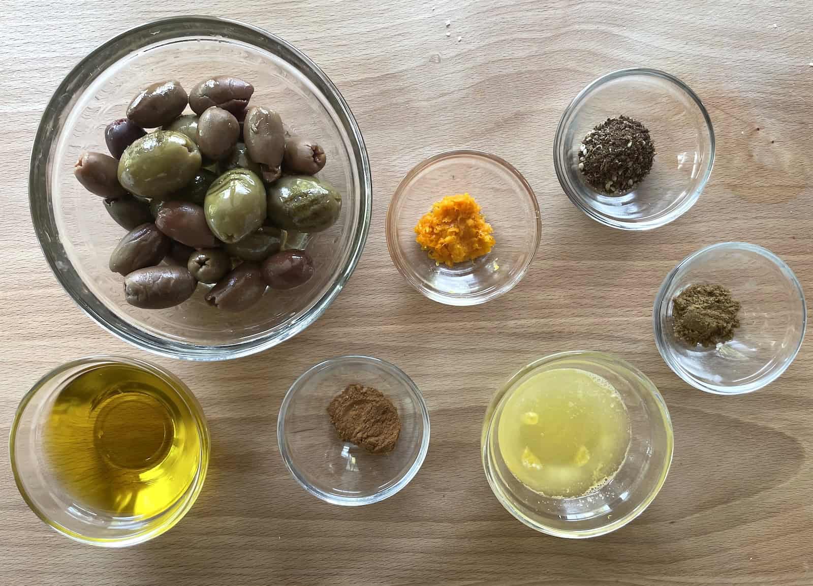 Olive Orange and Za'atar Dressing