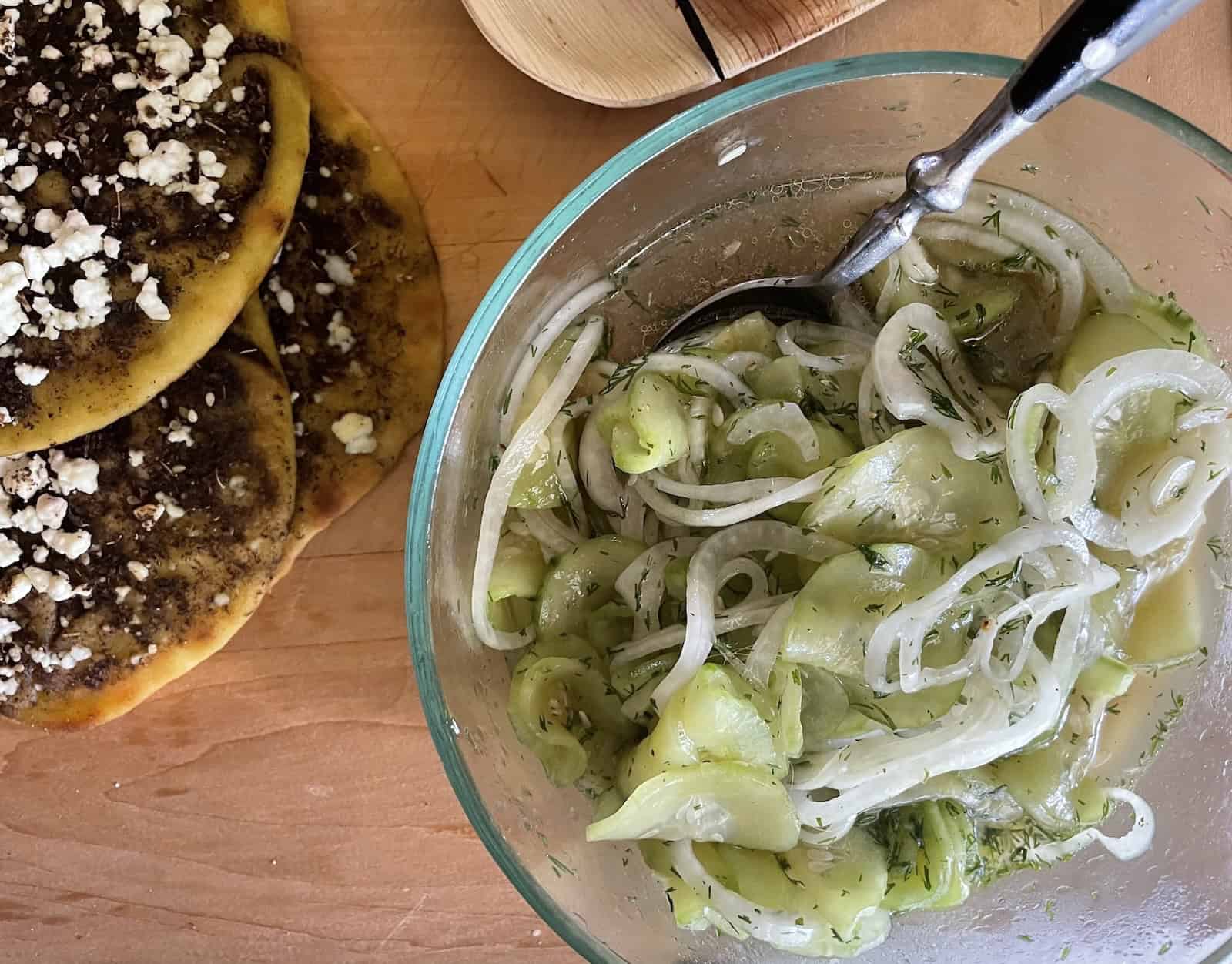 Ruth's Marinated Cucumber and Onion Salad