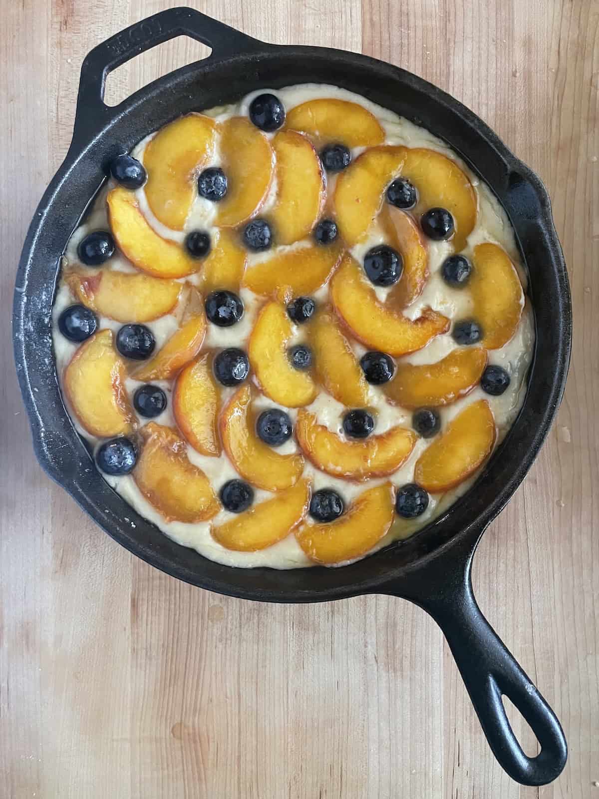 adding final layer of fruit