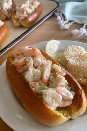 Lemon Miso Shrimp Rolls