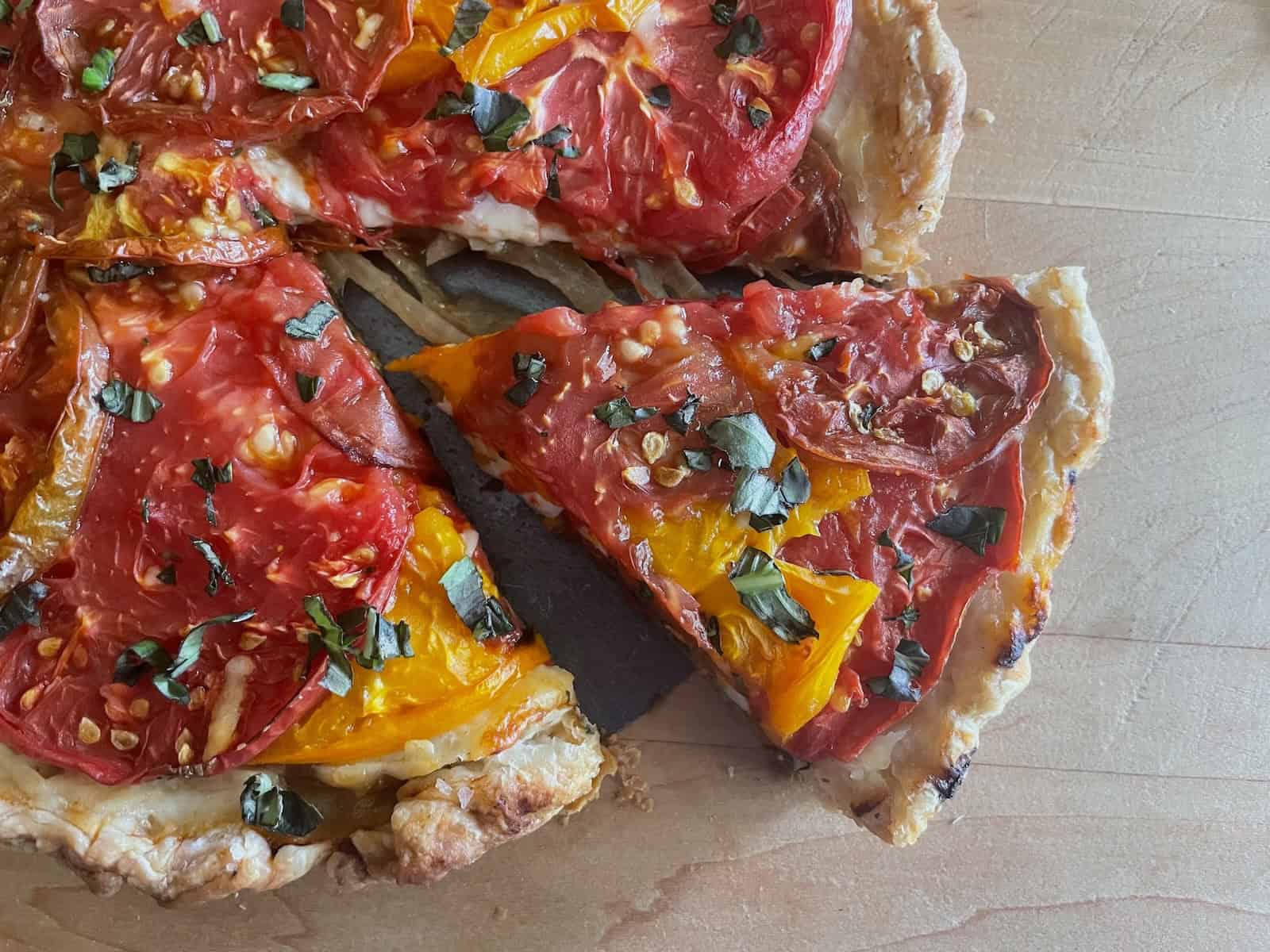 Tomato, Onion and Gruyere Tart