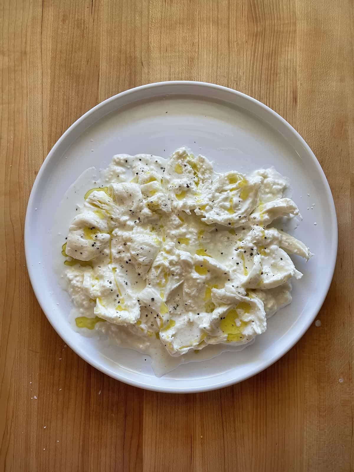 drizzle with olive oil