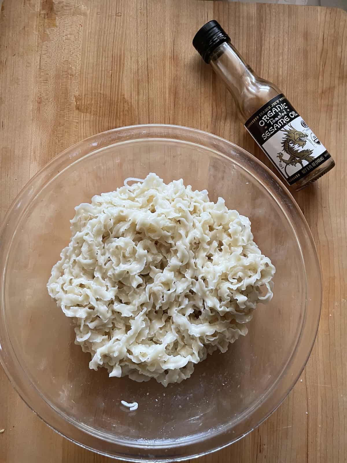 noodles with toasted sesame oil