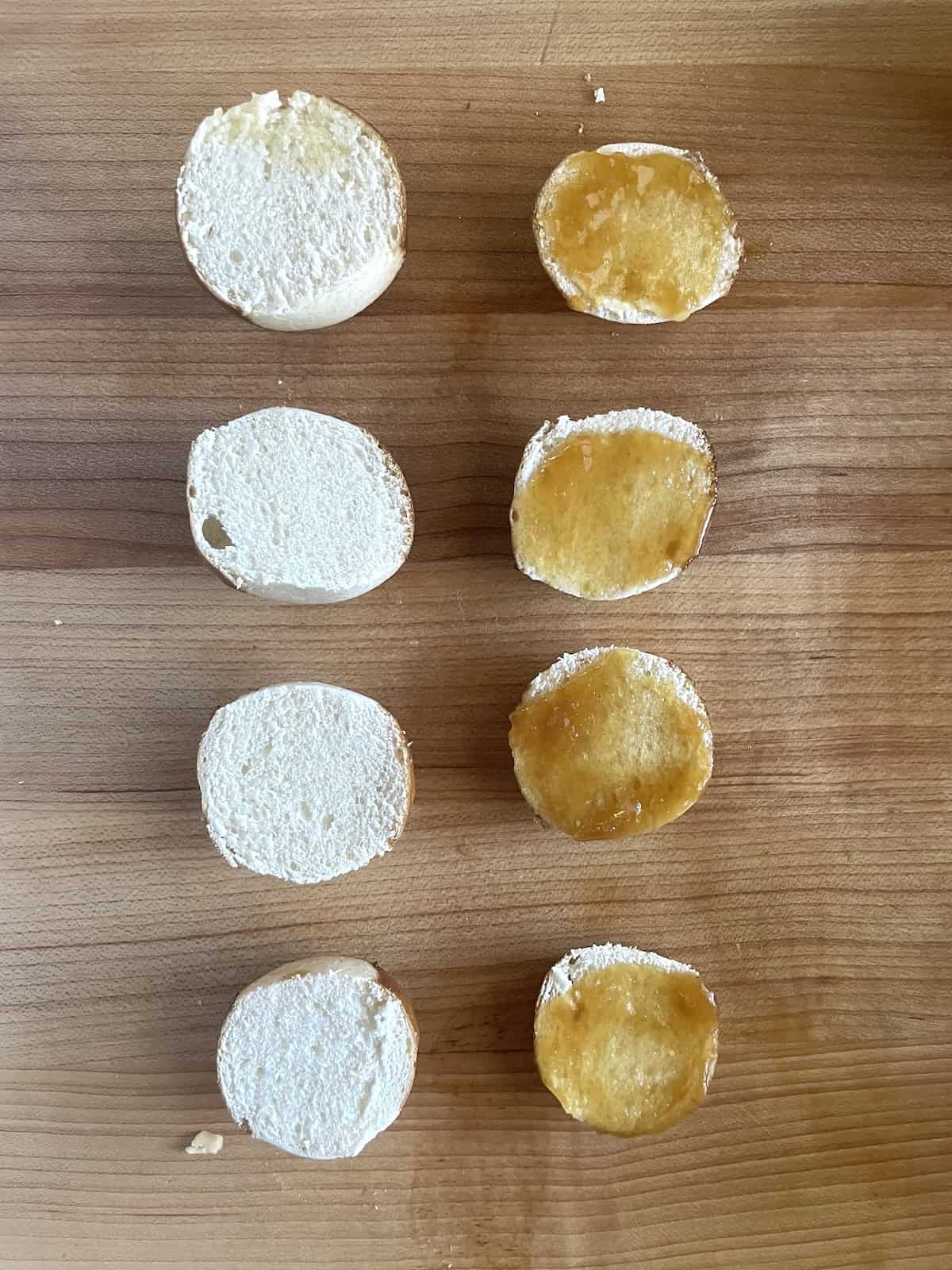 spread with honey mustard