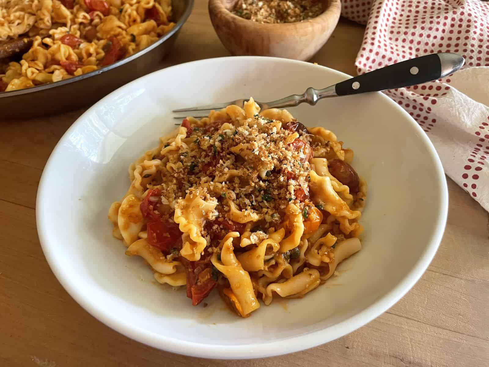 Burst Cherry Tomato Sauce and Pasta