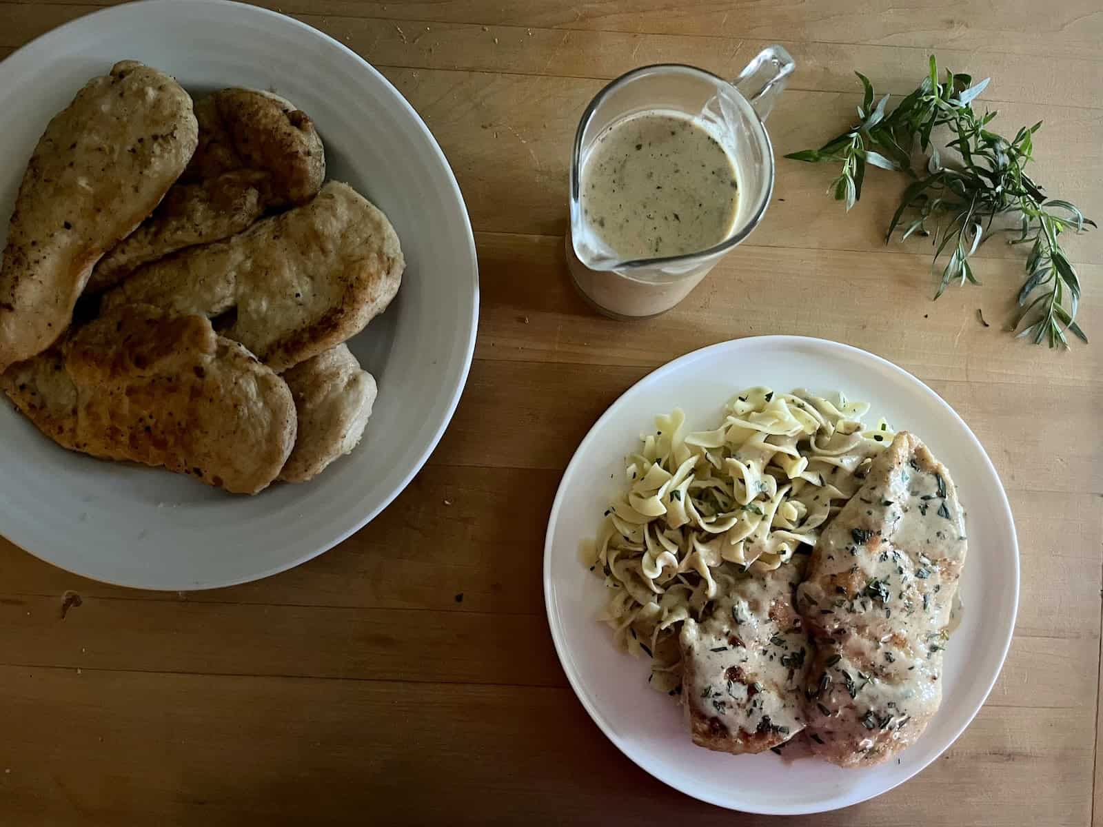 Chicken with Mustard and Tarragon Cream