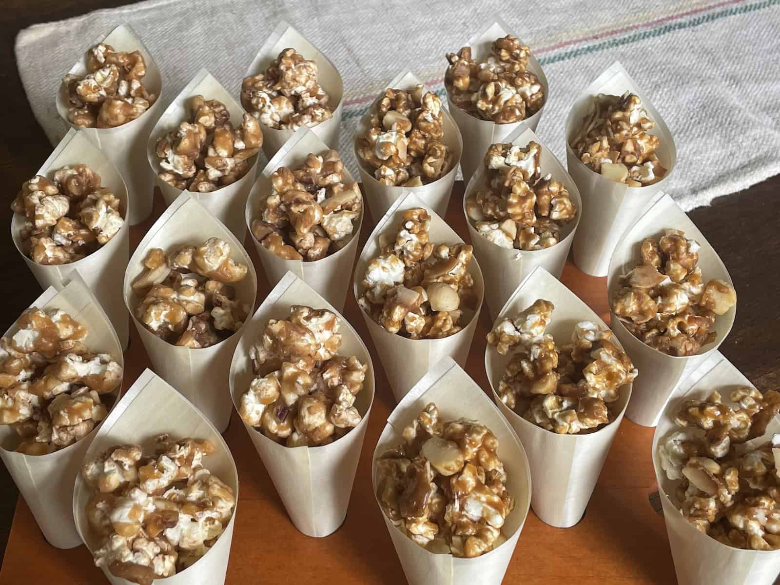 Macadamia Coconut Coffee Crunch Popcorn