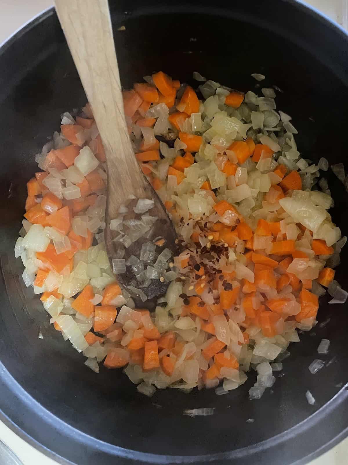 add red pepper flakes