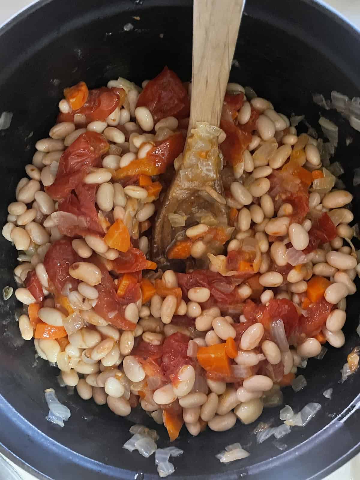 add white beans