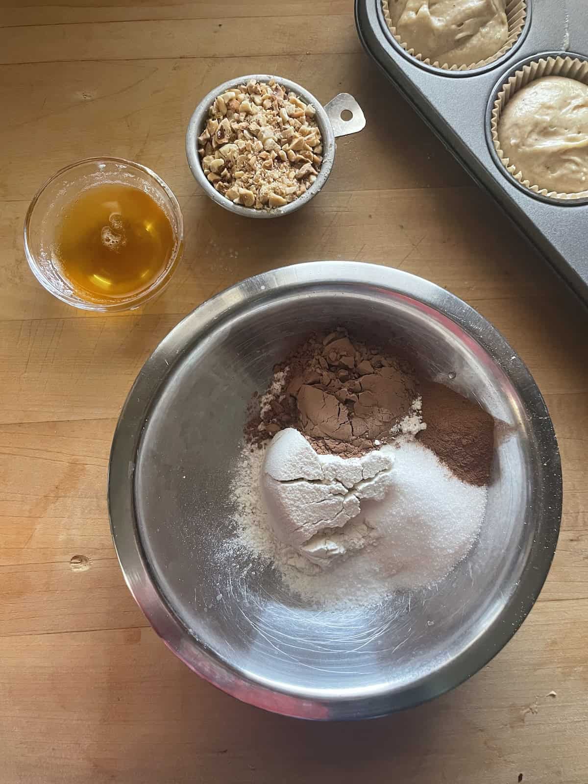 making streusel topping