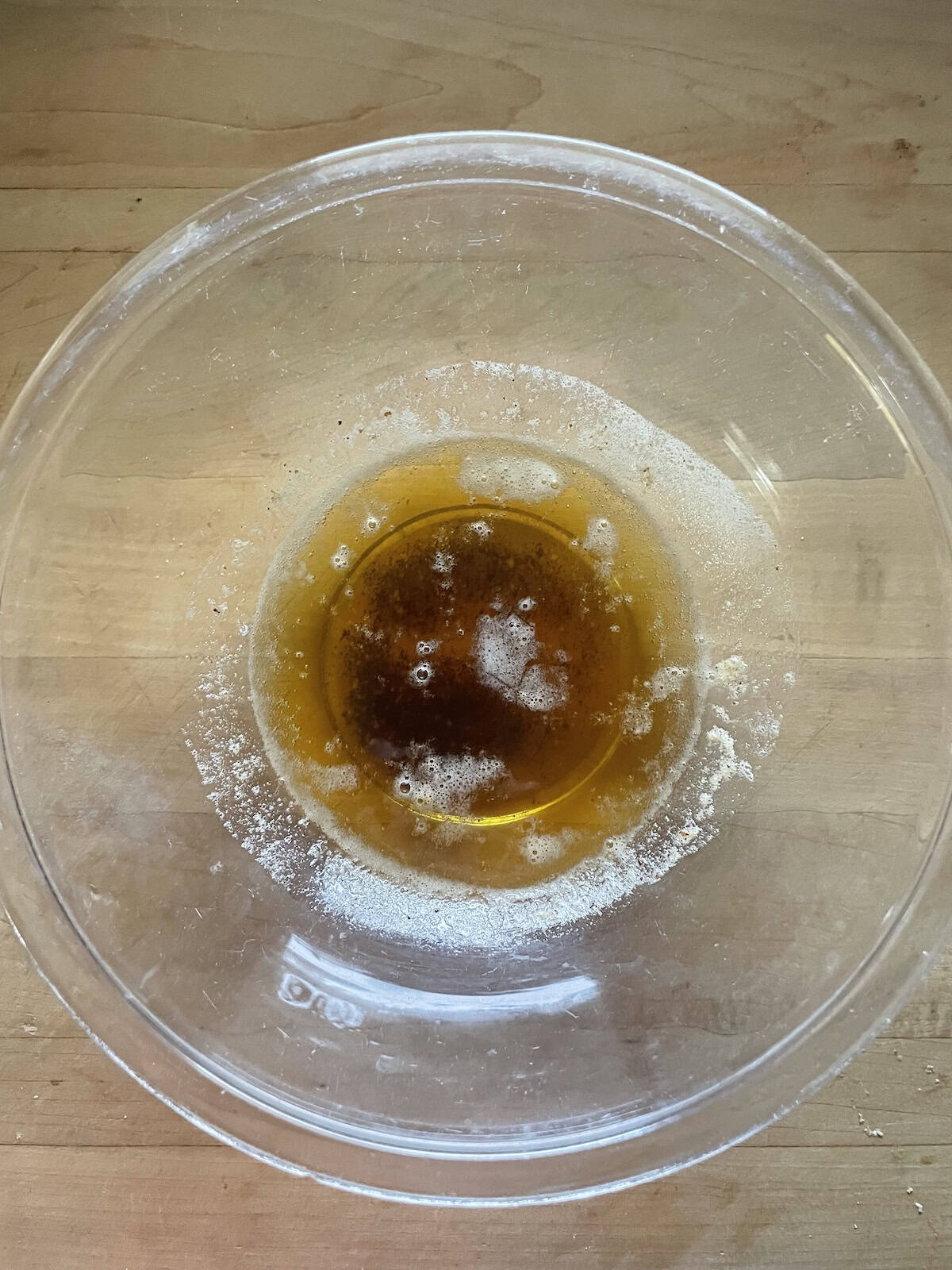 browned butter in a bowl