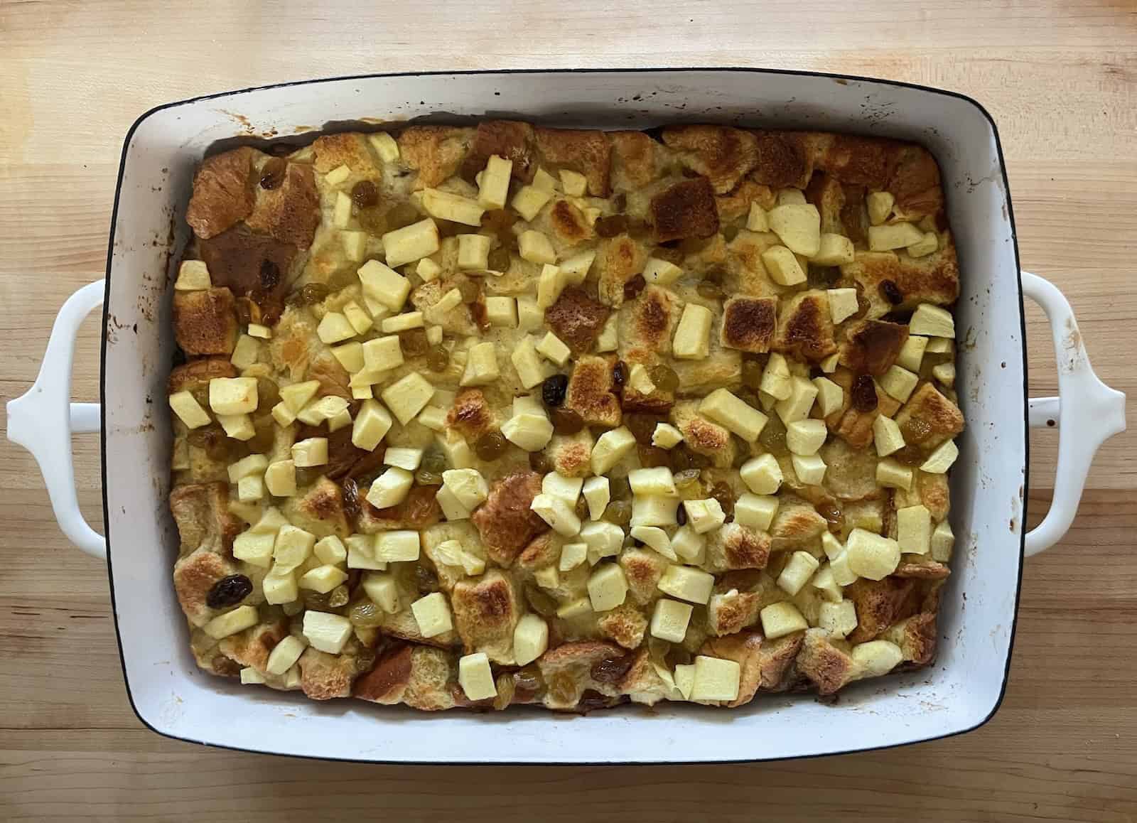 Baked Eggnog Bread Pudding