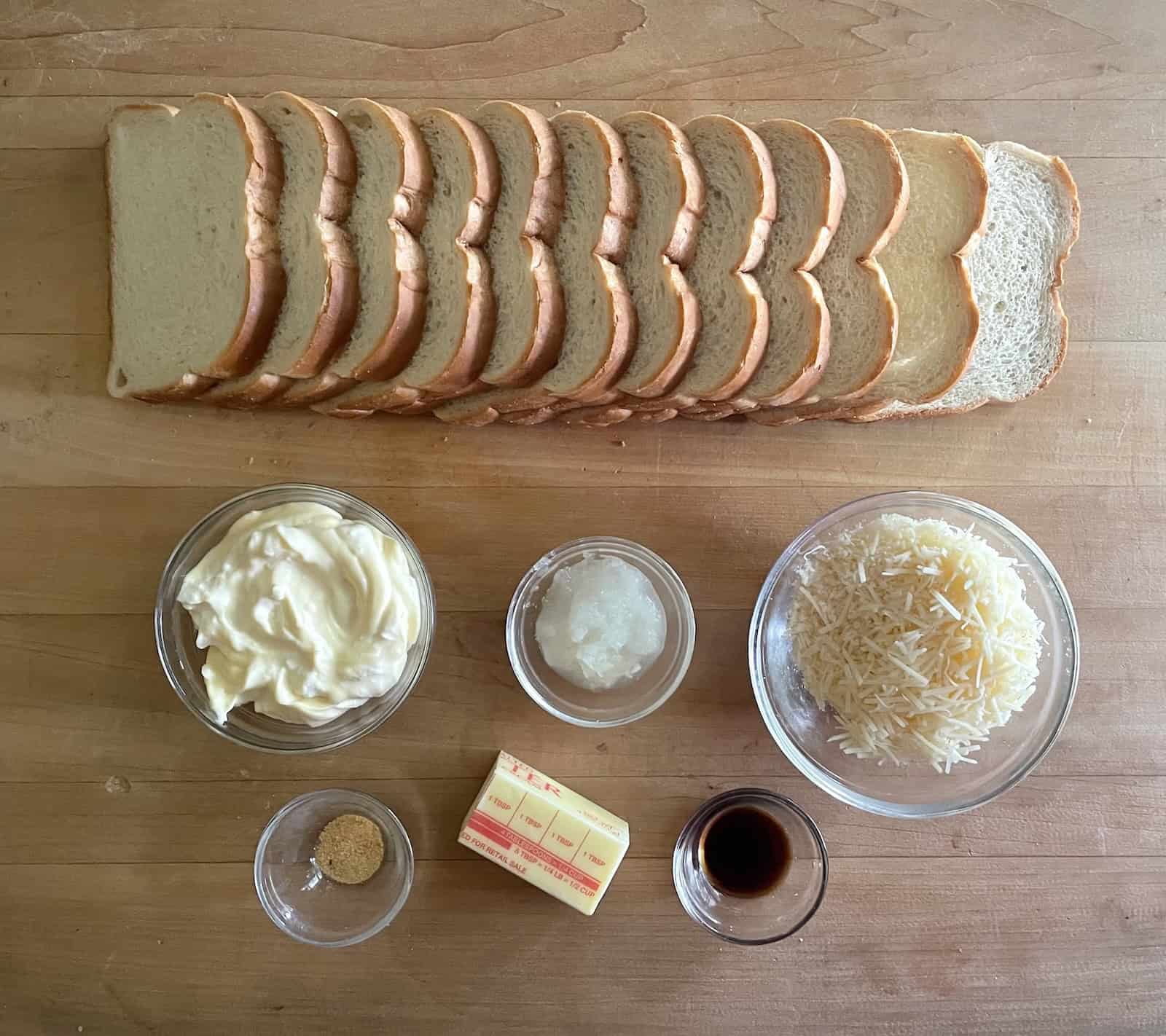 Parmesan Puff ingredients