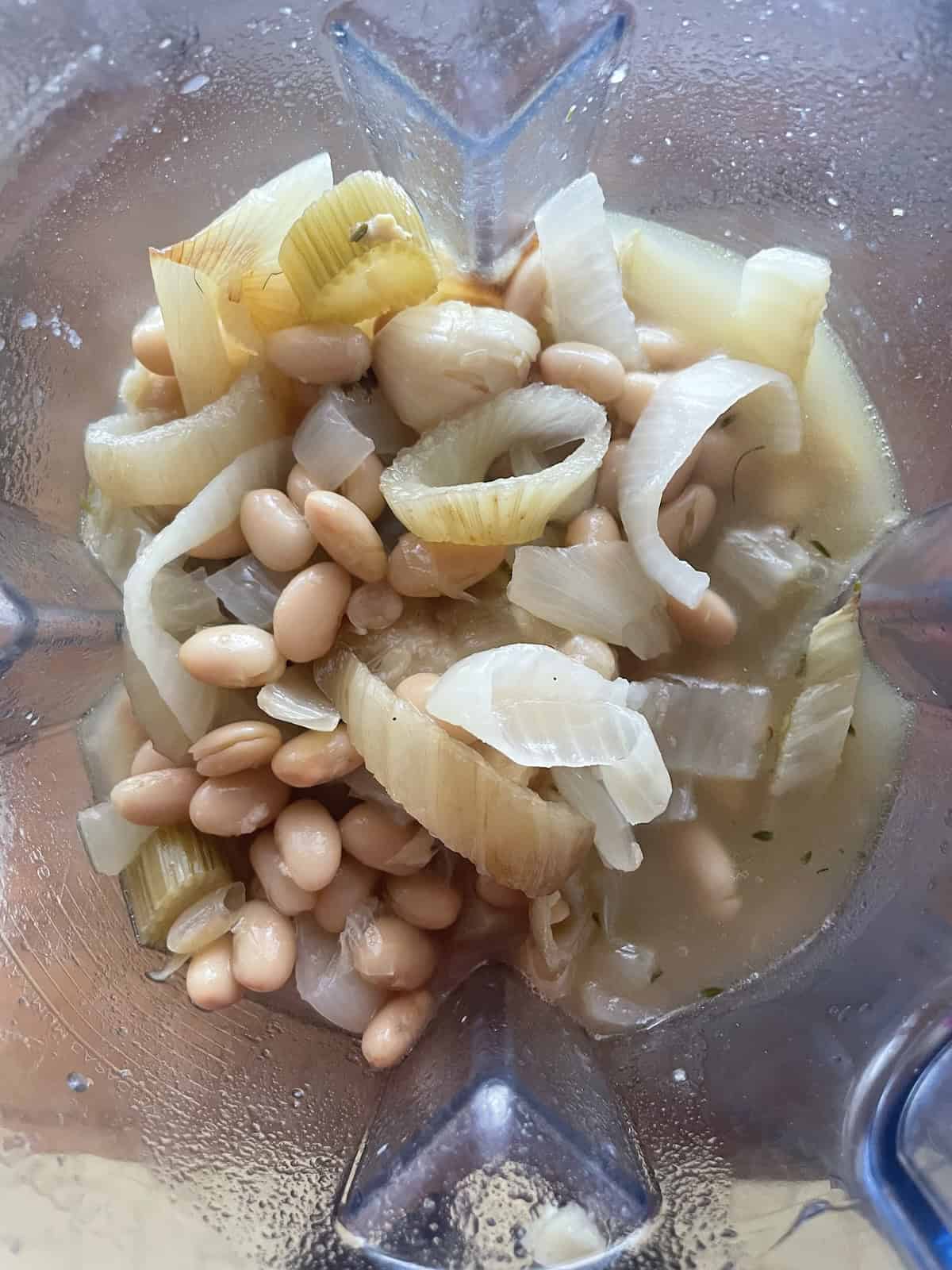 add ingredients to blender