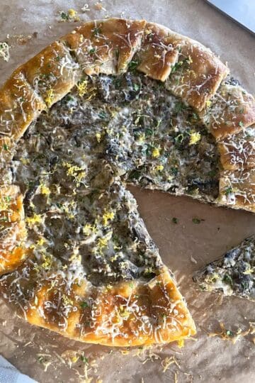 Mushroom, Leek and Herb Galette