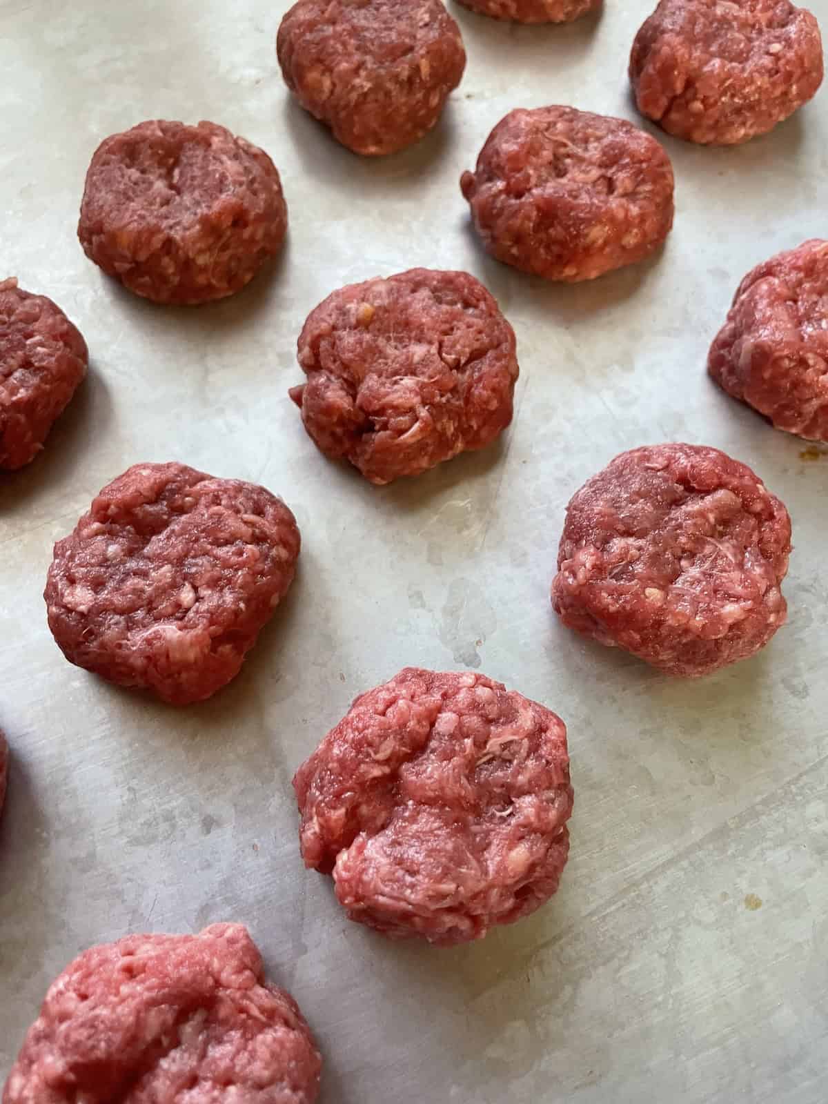 miniature beef patties