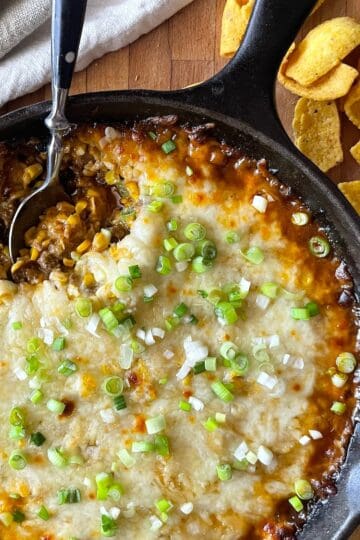 Korean Bulgogi Beef and Corn Cheese Dip