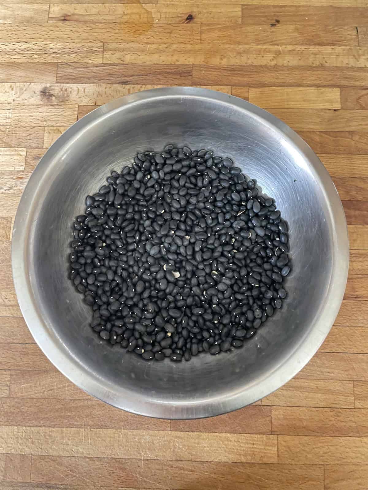 picking over beans