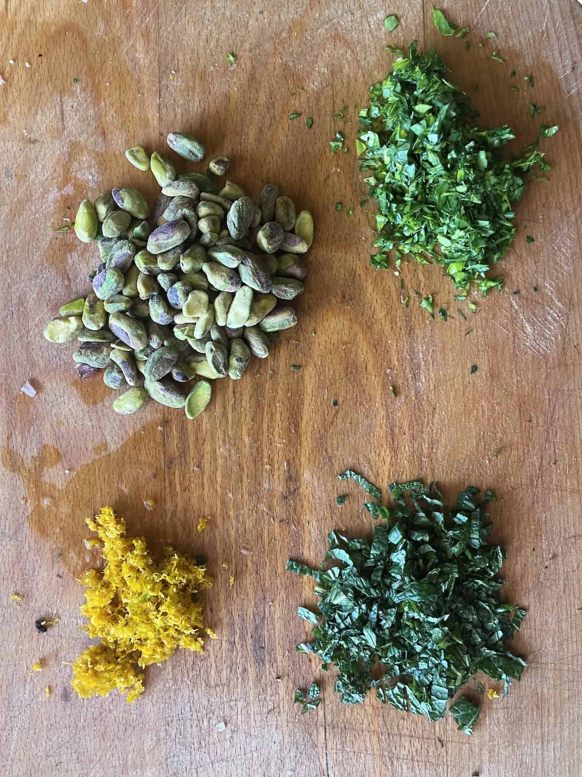 prepare final ingredients