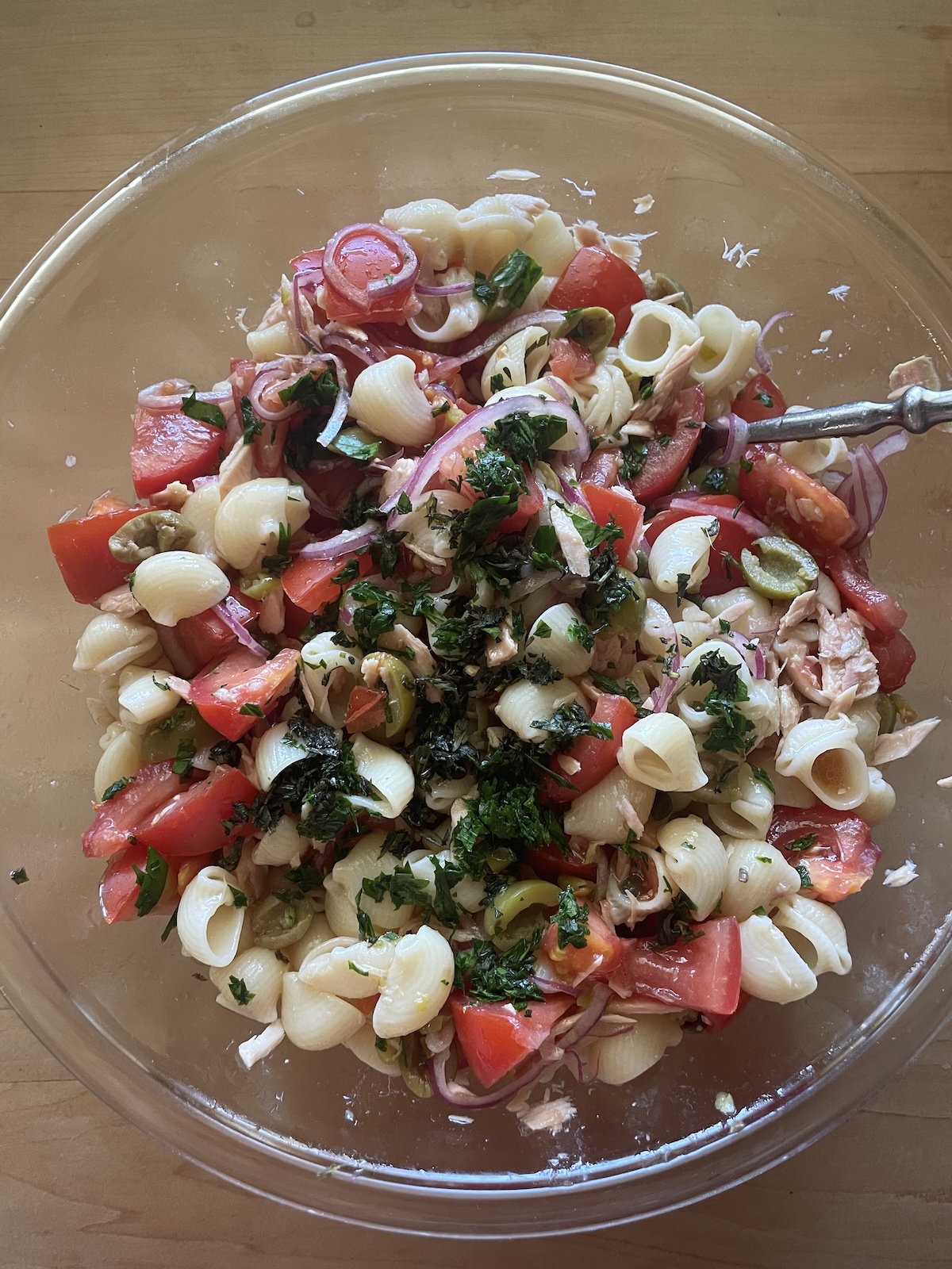 add tarragon and parsley