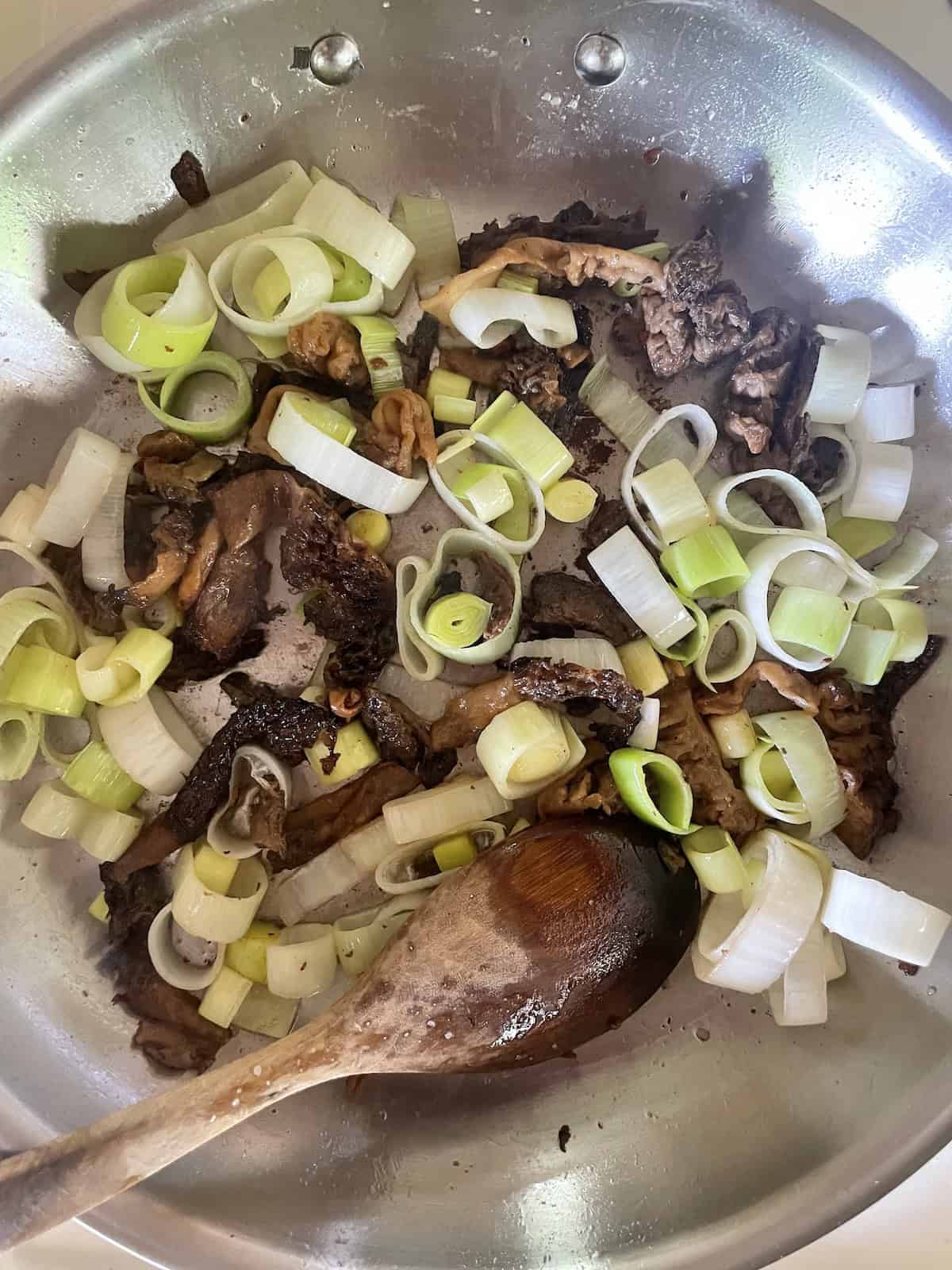 add leeks