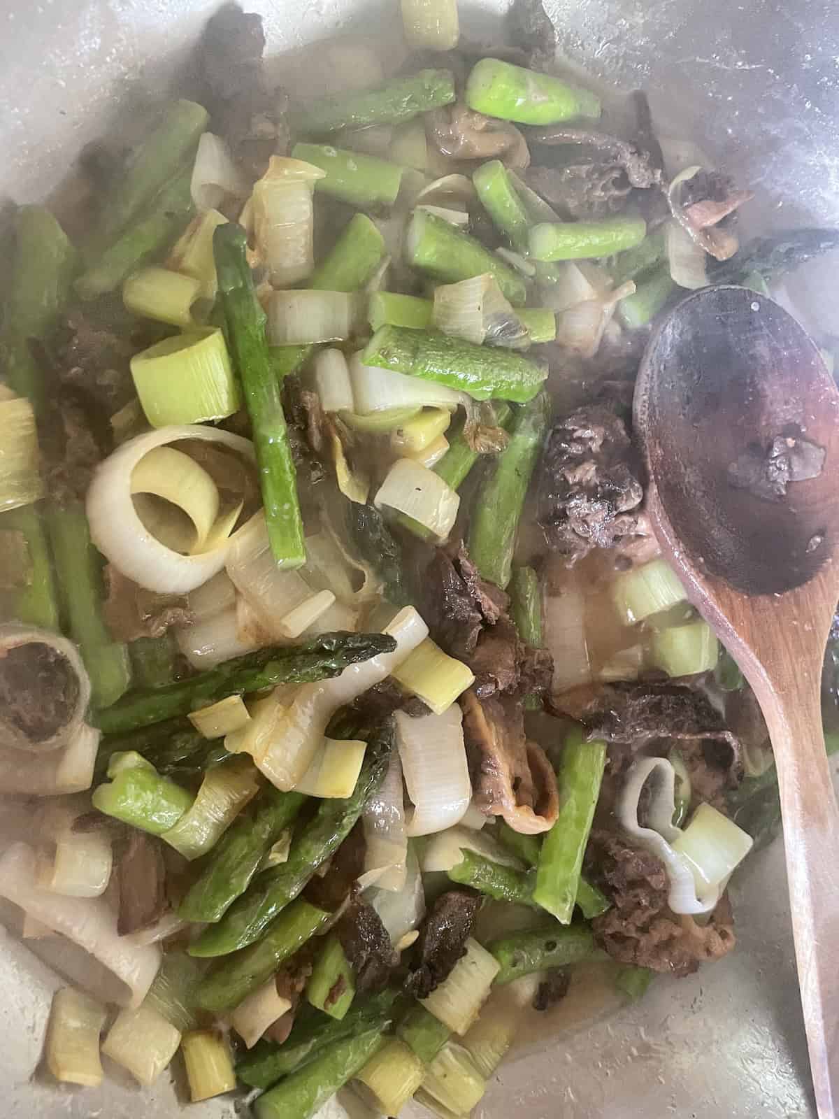 add wine and reduce