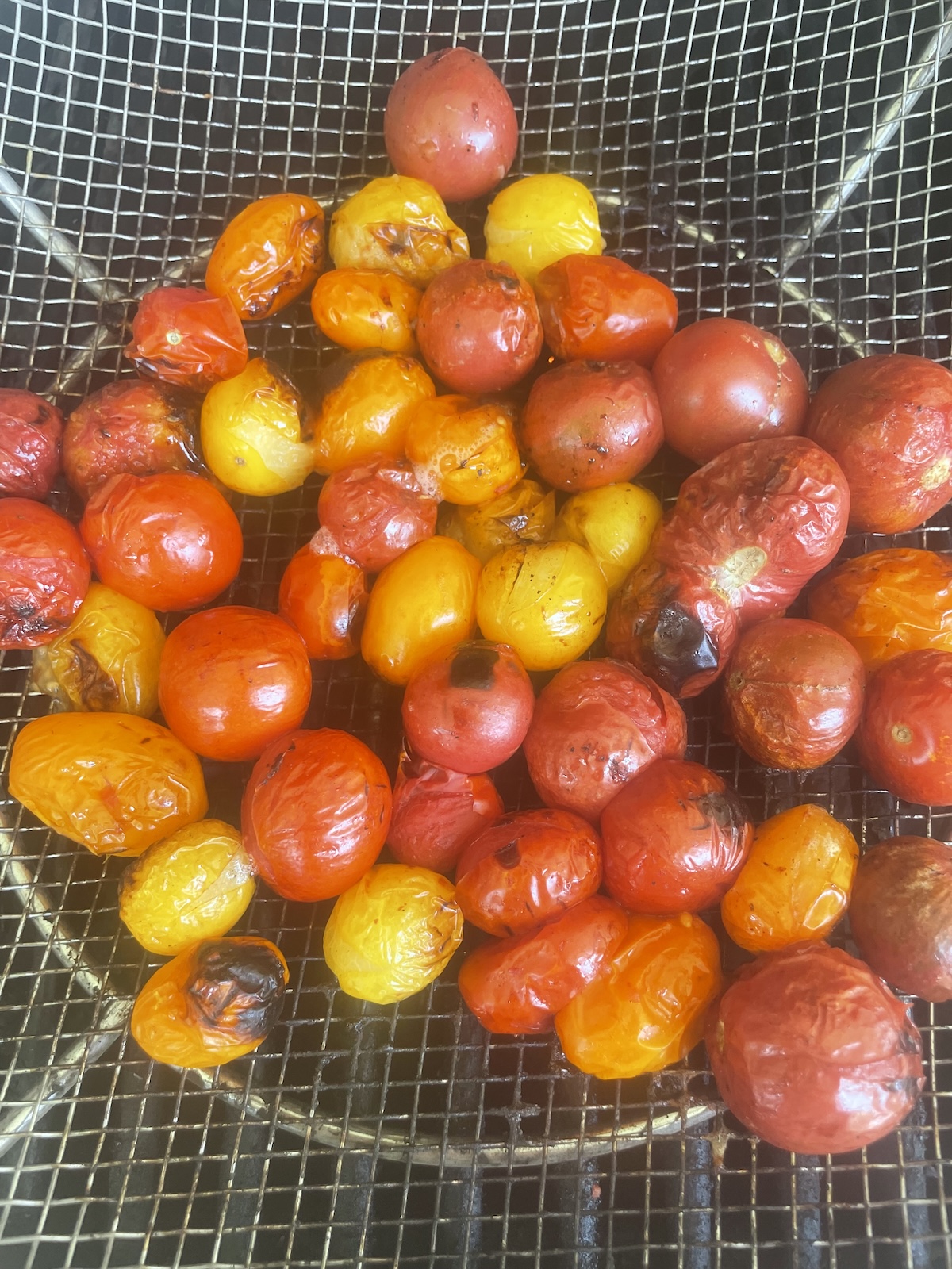 charred tomatoes