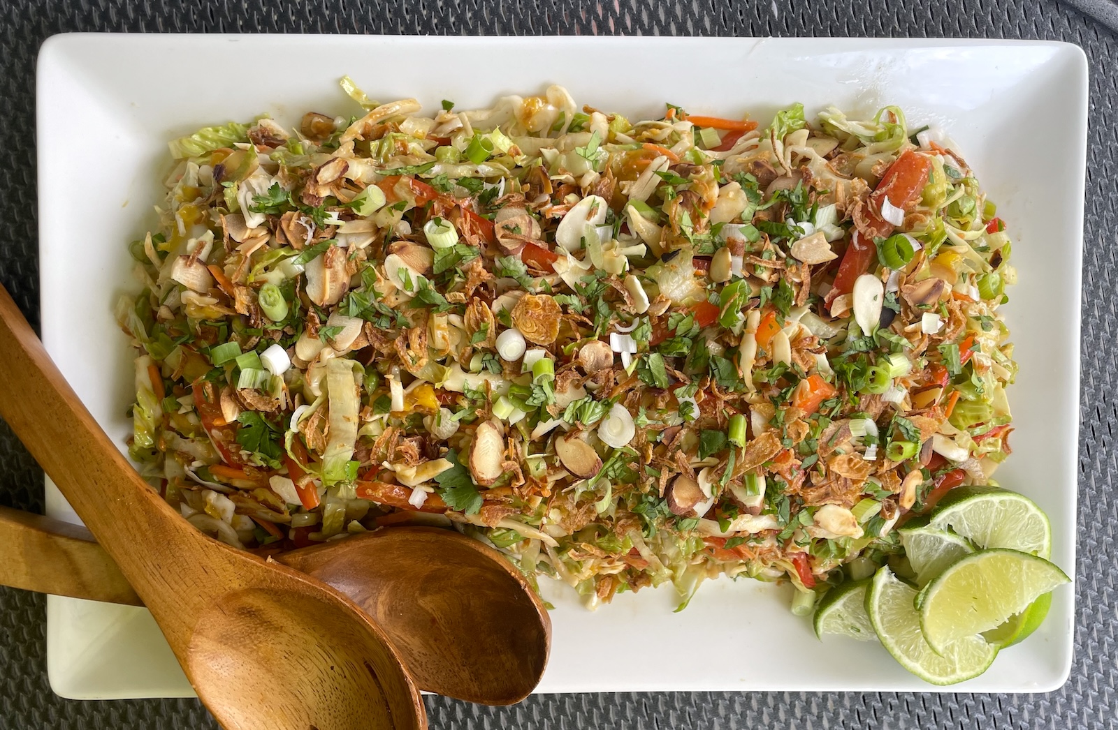 Napa Cabbage Salad with Spicy Chili Crisp Dressing