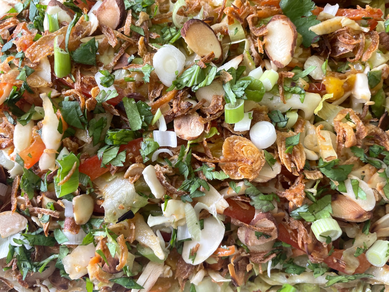 Napa Cabbage Salad with Spicy Chili Crisp Dressing