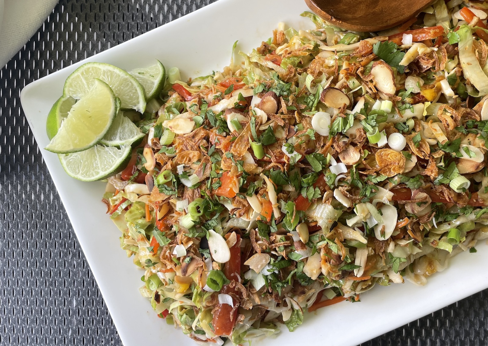 Napa Cabbage Salad with Spicy Chili Crisp Dressing